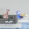 Cat Statue Decorative Figurine Animal Sculpture Art Craft Ornament for Fireplace Tray Resin