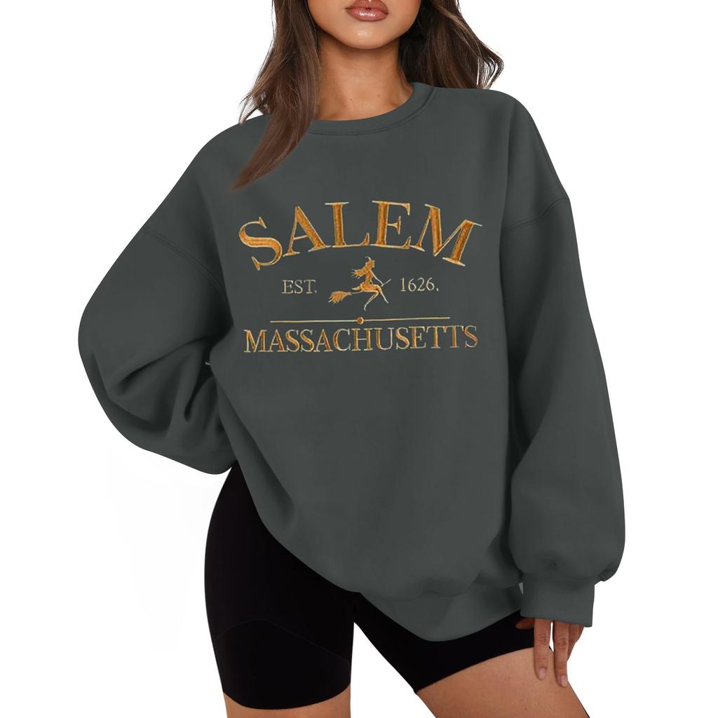 Women's  Sweatshirt Fall Vintage Graphic Long Sleeve Pullover Sweatshirt
