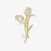 Brooch Crystal Tulip Brooch, High-end Brooch, Exclusive Brooch, Small Accessory for Headscarf, Tie Pin Brooch