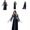 Enchanting Halloween Vampire Long Dress For Witches Perfect For Role-playing Events