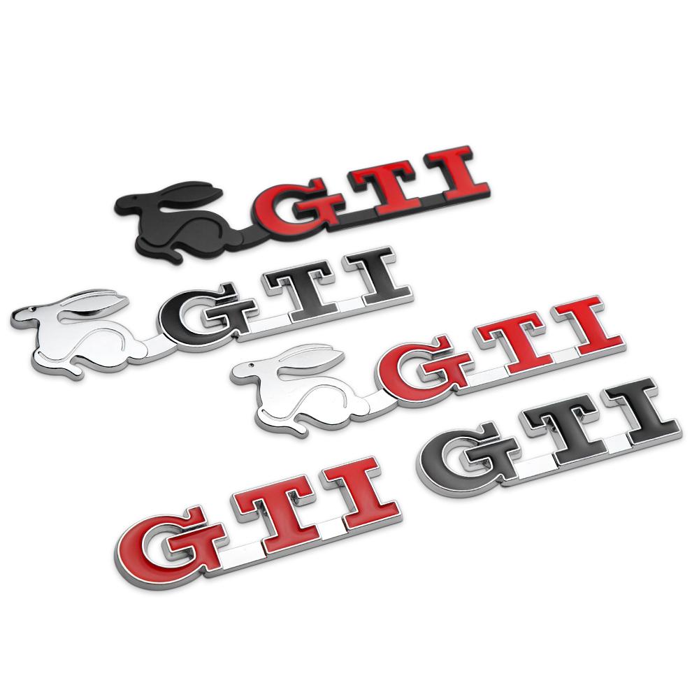 2025 Hot 1Pcs Car Metal Badge Side Body Fender Trunk Stickers For Volkswagen GTI R Line Logo VW Scirocco GOLF MK6 Polo Tiguan CC