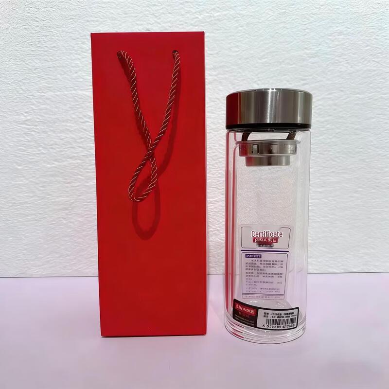 

Snike Double-Wall Borosilicate Glass Tea Infuser Tumbler