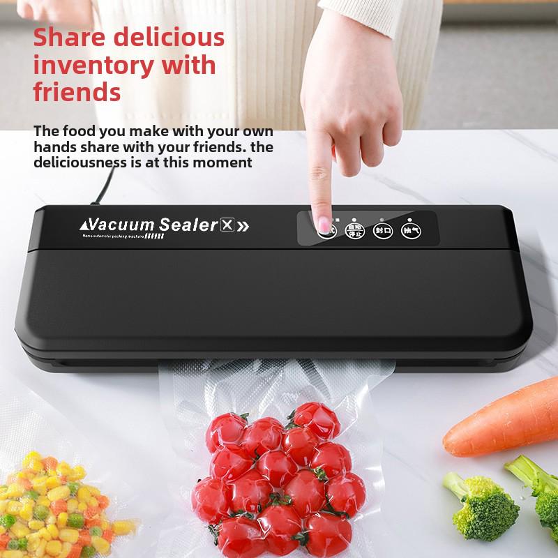Dual-Purpose Portable Vacuum Sealer: Automatic Dry/Wet Food Packaging and Preservation Machine