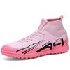 Calzini Bambino/Uomo Bocca Scarpe da Calcio Gomma Suola Morbida Chiodo Corto Erba Artificiale Pelle Gioventù Scarpe da Calcio Bambino