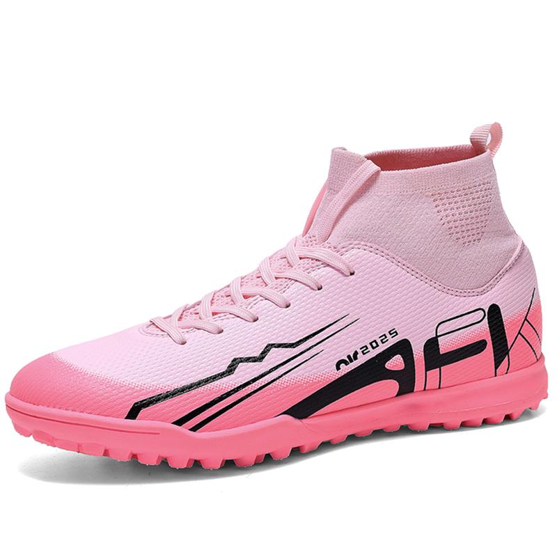 Calzini Bambino/Uomo Bocca Scarpe da Calcio Gomma Suola Morbida Chiodo Corto Erba Artificiale Pelle Gioventù Scarpe da Calcio Bambino