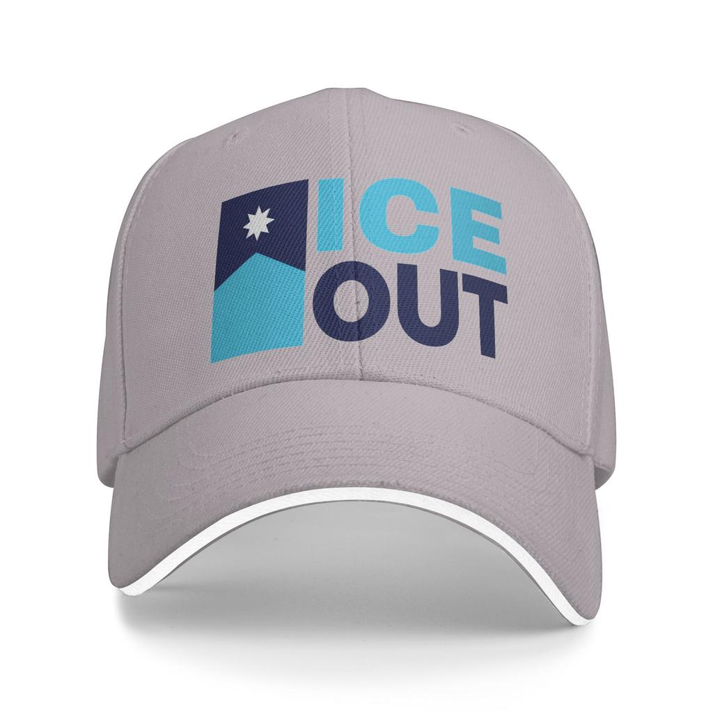 Ice-Out Baseball Cap Stylish Trucker Hat Summer Unisex-Teens Outdoor Sport Baseball Caps