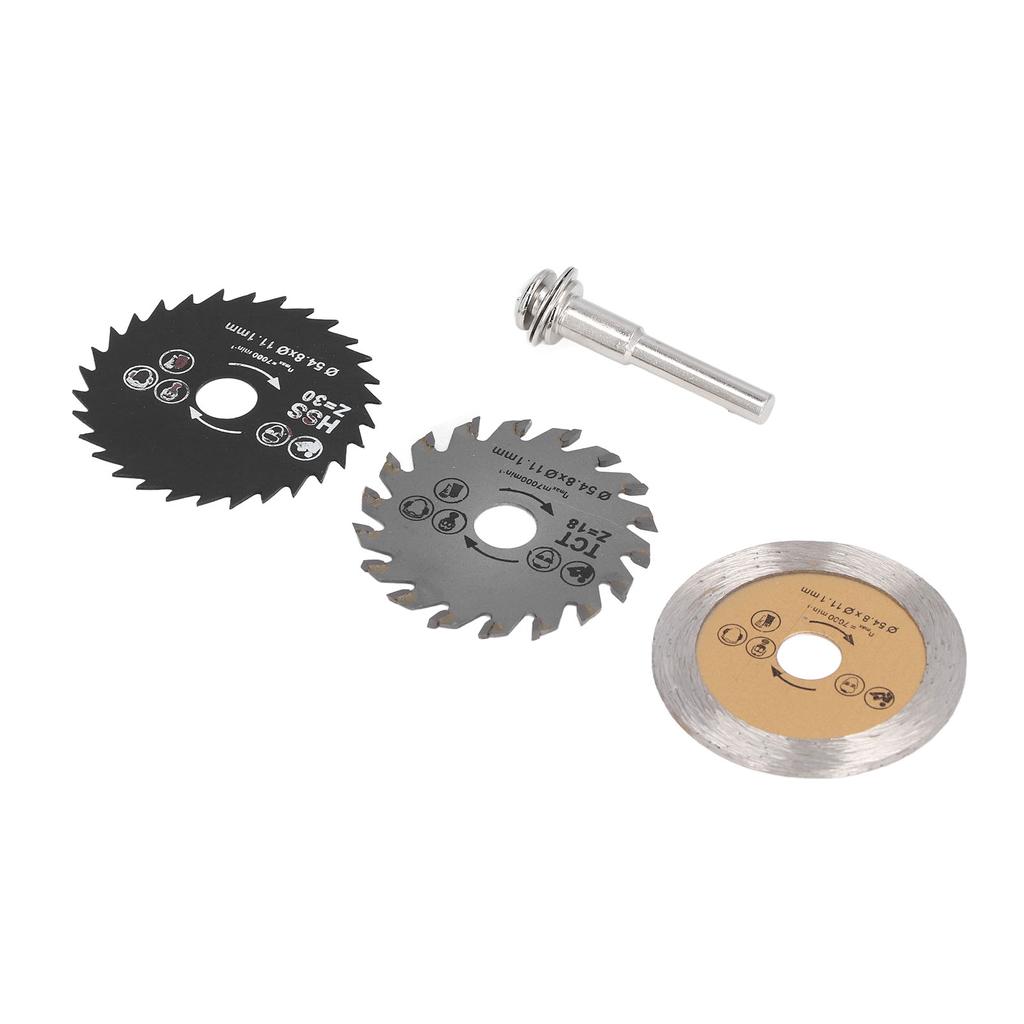 4Pcs Saw Blade 7000RPM Smoother Cutting High Strength Incisive Teeth Mini Wood Circular Saw Blade