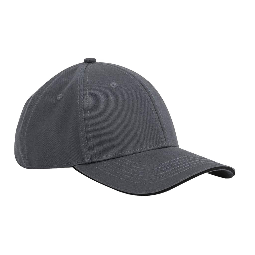 EarthAware 6 Panel Organic Cotton Sandwich Peak Cap