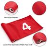 4Pcs Numbered Golf Practice Flag With Clear 1, 2, 3, 4 Numerals Oxford Cloth Small Putting Golf Flags Easy to Use
