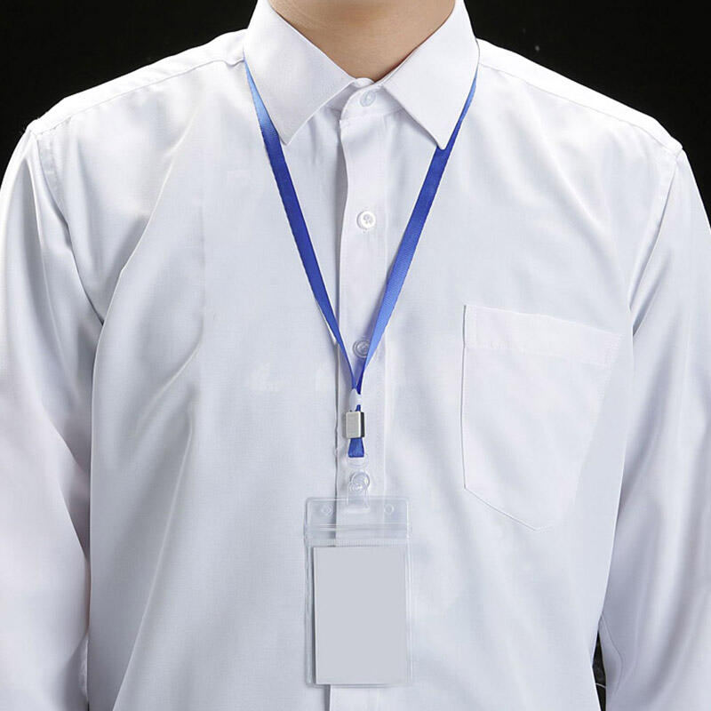 

Necklace Lanyard Name Tag Case ID Card Employee ID Card Case vertical