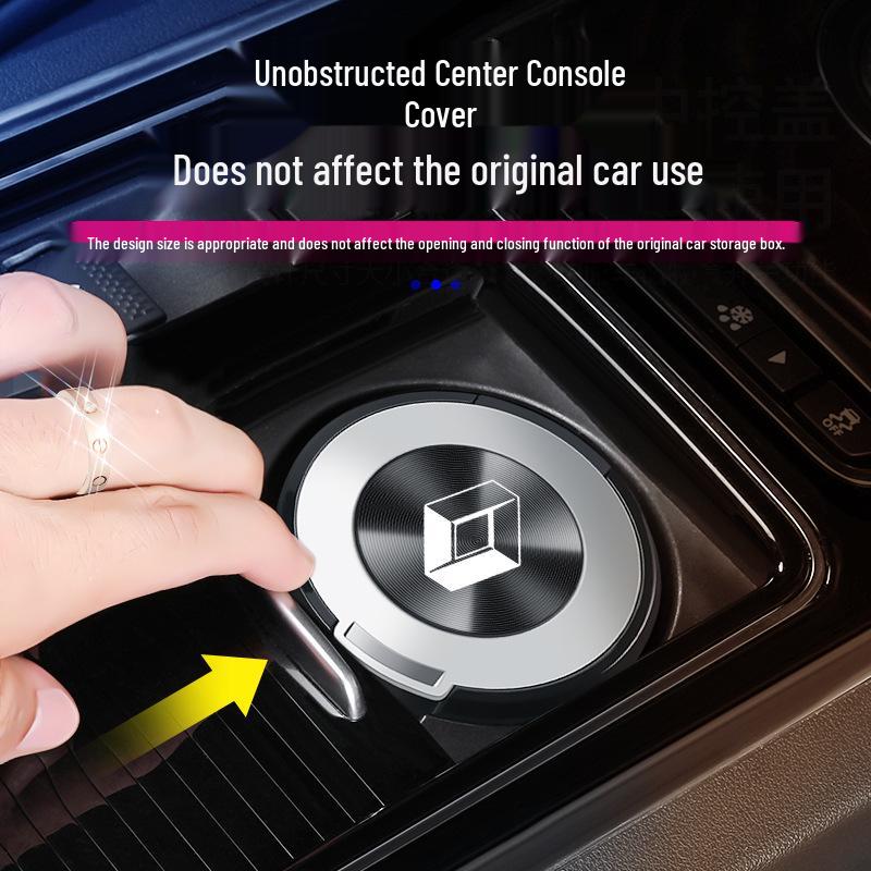 Multi-Function Ceramic Car Ashtray for Renault E-Nol, Espace, Koleos, Kadjar, Kaptur, Duster