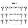 100Pcs Upholstery Nail Antique Brass Iron Furniture Decorative Drawing Pin Accessories 11x17mm