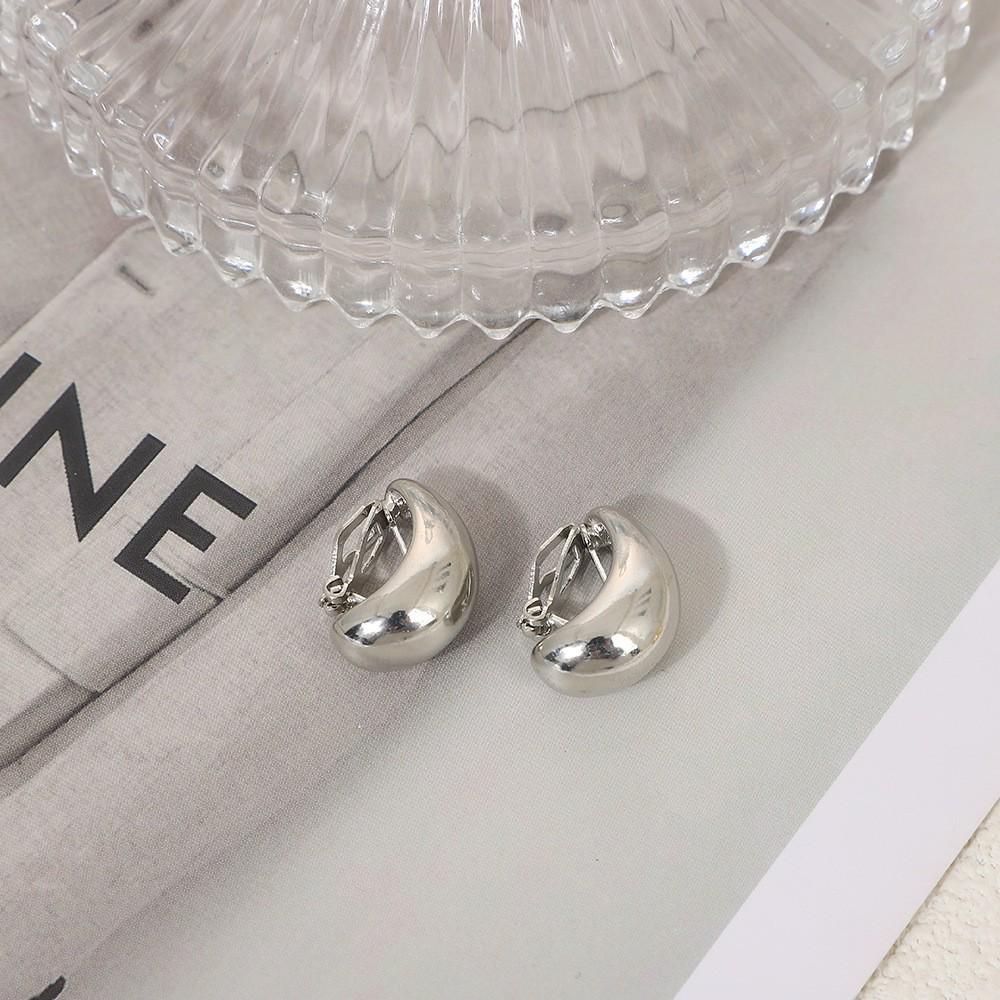 Europäische & Amerikanische Luxus-Ohrringe in Tropfenform - Retro-Mode Ohrklemmen für Damen, Exquisites High-End Nischendesign