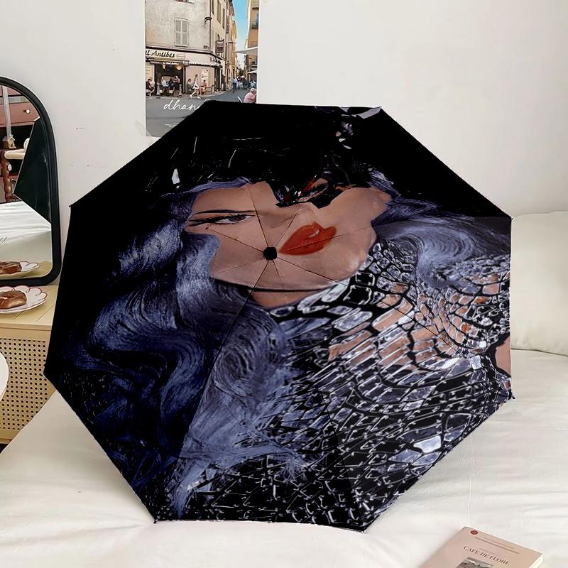 Pop Lady Music Umbrella 8-Frame for Travel, Camping, Casual Lightweight Portable Umbrella, Essential for Every Family Holidays Birthday Gift