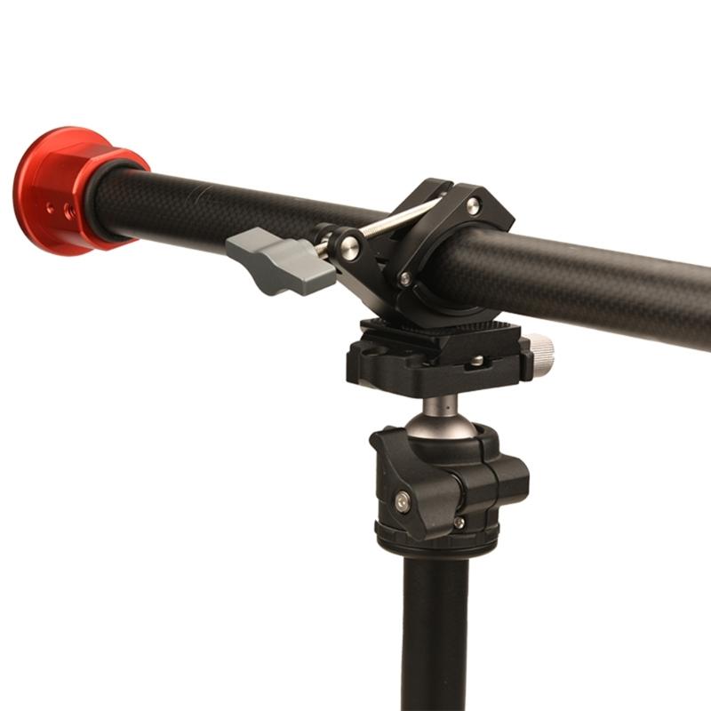 Multifunctional Camera Support Clip Super Clamp with 40mm Arca Type Quick Plate for Monitors, Lights, Action Cameras