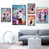 Abstract Love Theme Poster Print Canvas Painting Graffiti Pop Wall Art Hanging Picture For Living Room Modern Home Decor Unframe