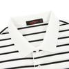SEVEN Men's Seamless Striped Short-Sleeve Polo Shirt