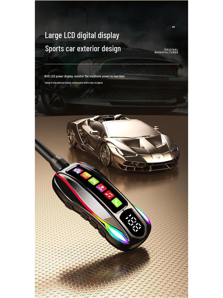 Neckband Bluetooth Headset: Long Battery Life, Card Slot, Crystal Clear Sound, Perfect for Active Lifestyles