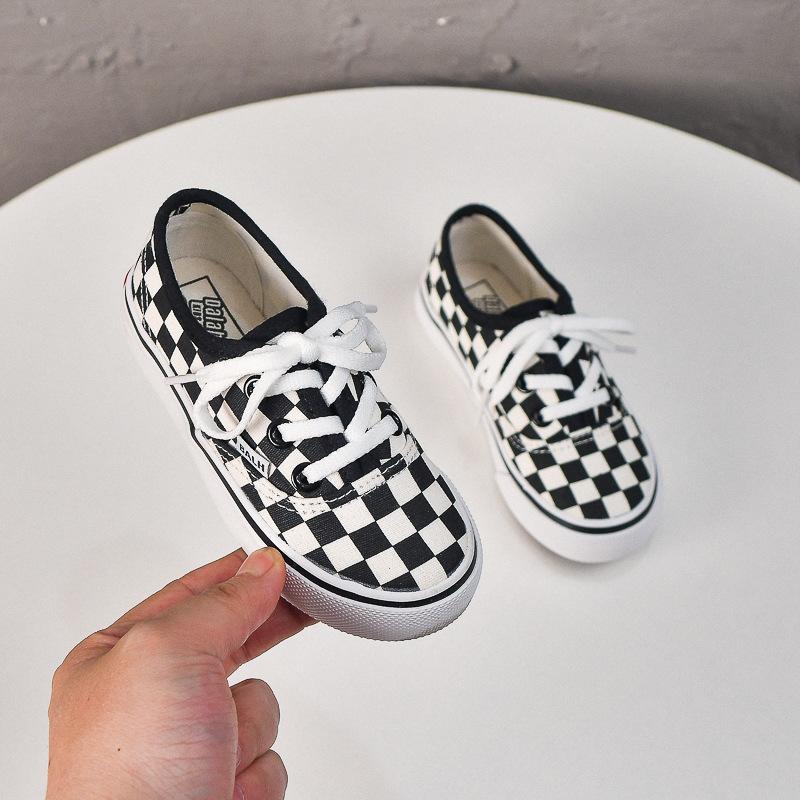 

Spring new classmates children one-pedal canvas shoes small cloth shoes boys and girls soft-soled parent-child shoes 19