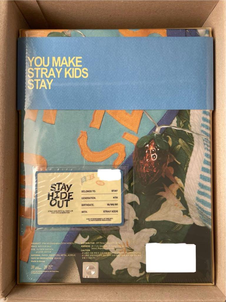 [USED] Stray Kids Korea FC STAY 4th Generation