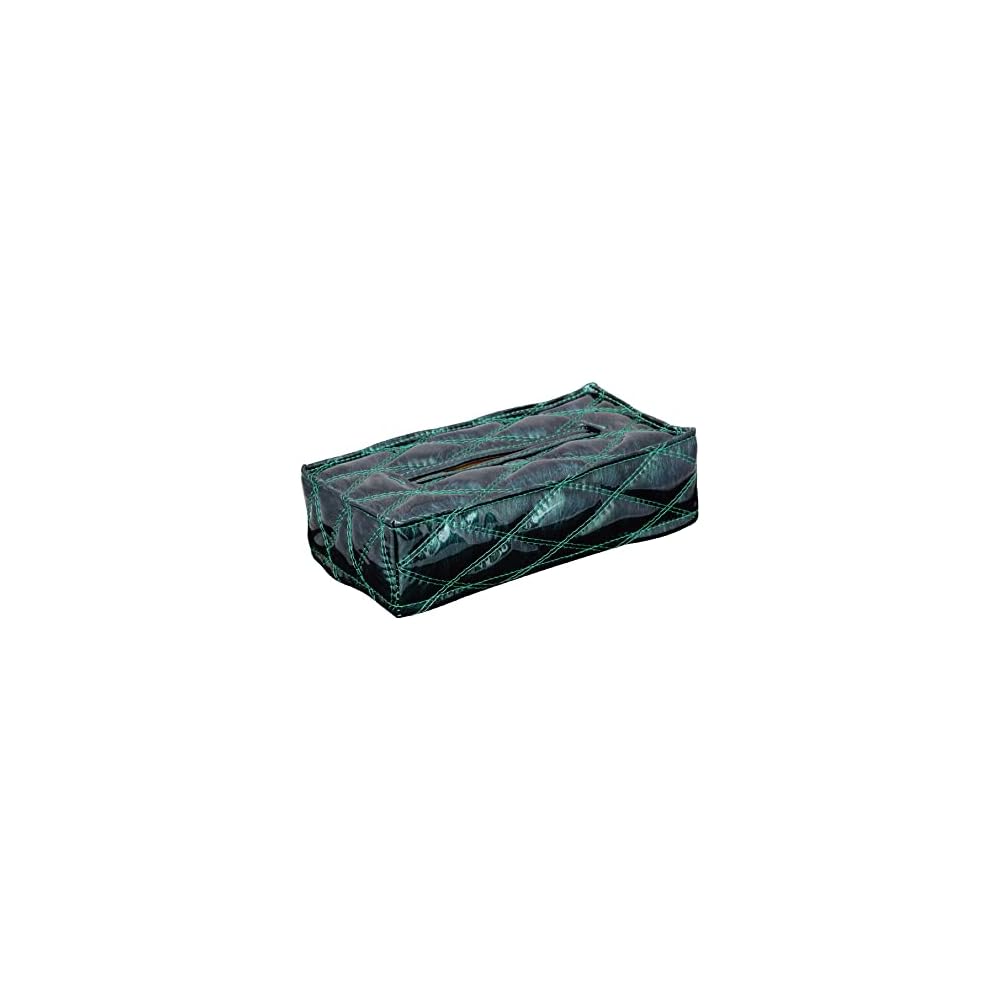 JET INOUE Moco Moco Tissue Case, Double Stitch, Rectangular, Maverick Green 594996