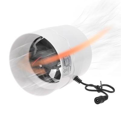 Inline-Kanalventilator, 110 mm, Belüftungs-Abluftverstärker, Ventilatorfilter, Kanal-Kit, 7 W, Abluftgebläse, Abluftventilator mit einstellbarer Geschwindigkeit