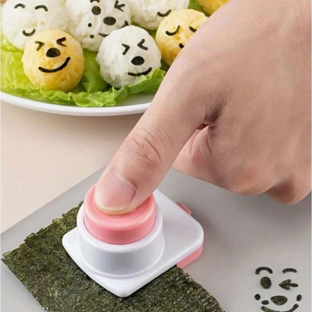 Ogusy Seaweed Punch with Character Bento Shape Seaweed Nori Shape Bento Cute Bento Box Accessory Tweezers, Accessories, Punch, Cutter, Punch, Cutting,