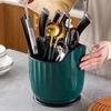 Cutlery Storage Rack Large Capacity 360-degree Rotation Chopsticks Fork Spoon Container Home Supplies
