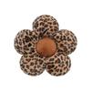 Bow Leopard Print Car Headrest Flower Plush Seat Cushion Car Seat Decoration  Lumbar Support