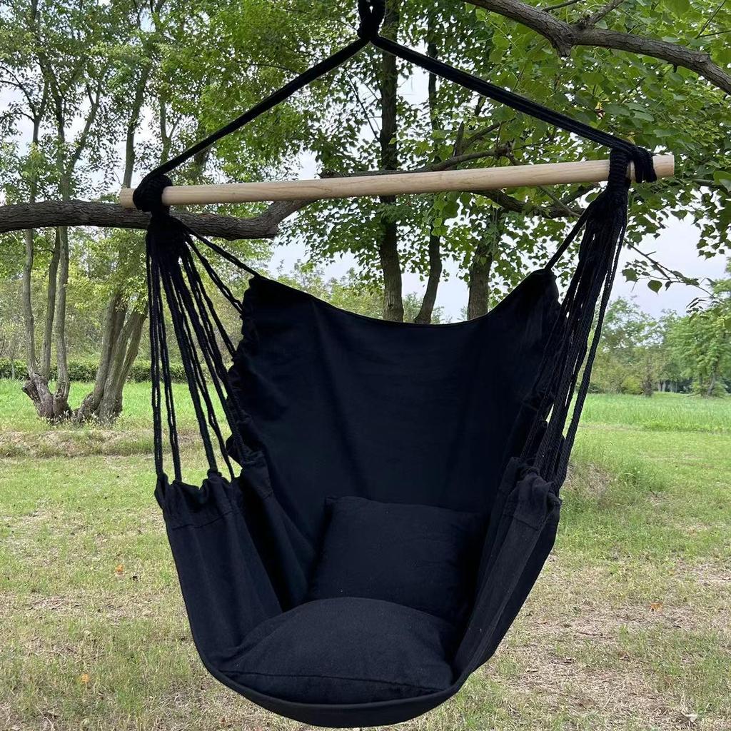 Indoor/Outdoor Hanging Hammock Chair for Bedroom, Balcony & Home - Thickened Swing Chair for College Students & Lazy Lounging