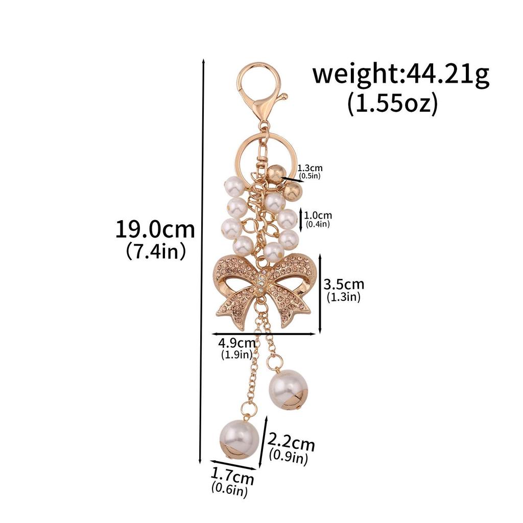 Rhinestone Dreamcatcher Keyring with Hollow Feather Pendant - Elegant Metal Gift