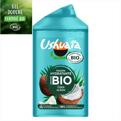Gel Douche Hydratant Coco Bio le flacon de 250mL (Paquet de 6 pièces)