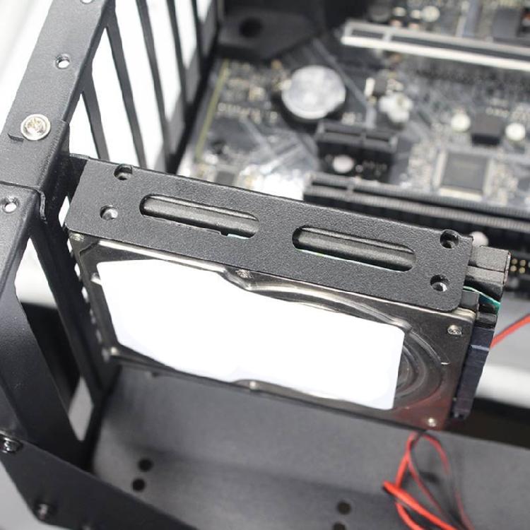 Ventilated 2.5" 3.5" SSD HDD Holder Upgrades Bracket for SSD and Mechanical Hard Drive Most Internal PC Space