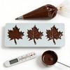 Silicone Baking Molds with Maple Leaf Shape for Creative Sugar Craft Cake Decorations for DIY Projects and Home Use