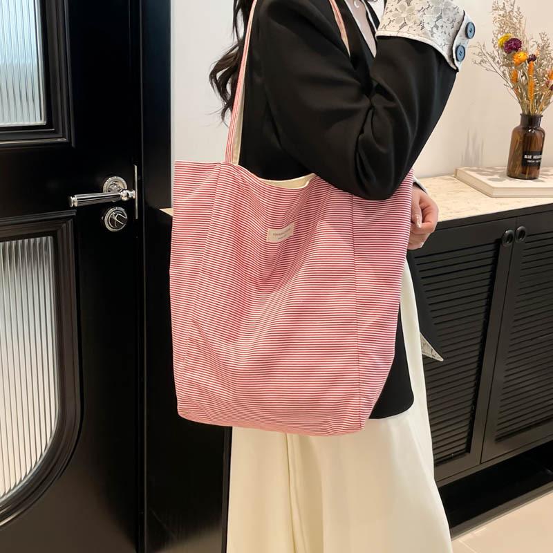 New niche design casual shoulder bag large capacity tote bag personalized trend student simple fashion commuter bag