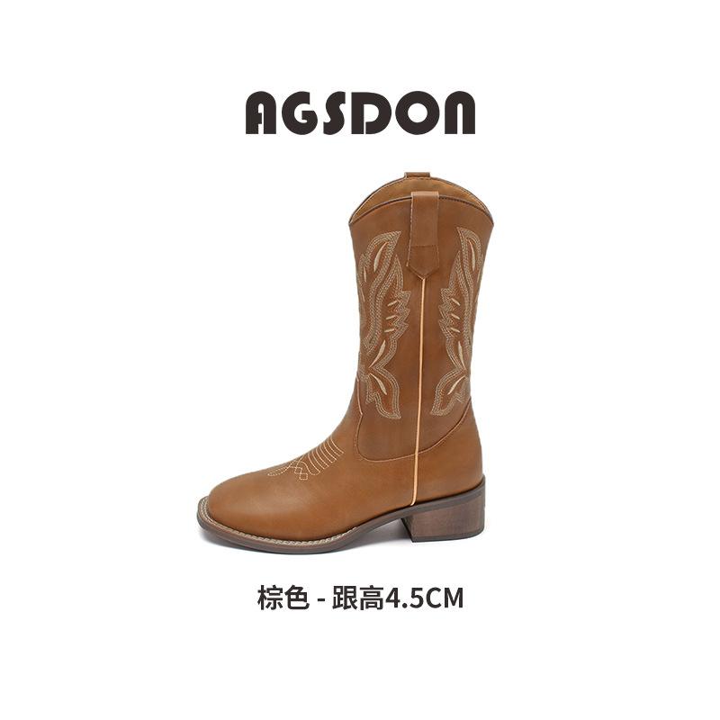 Boots Autumn New Retro Ethnic Street Fashion Boots Chelsea Martin Boots 35