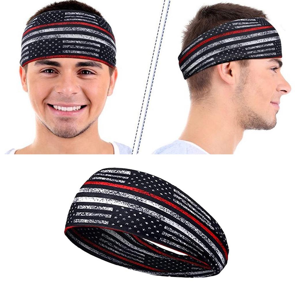 Stylish Hairband for Men Women and Kids Fashionable and Comfortable Head Accessory Flags Sweatbands Versatile