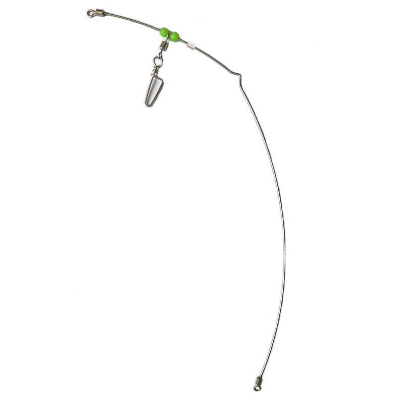 Curved Stainless Steel Luminous Fishing Hook Separator for Sea Fishing Rig Accessories