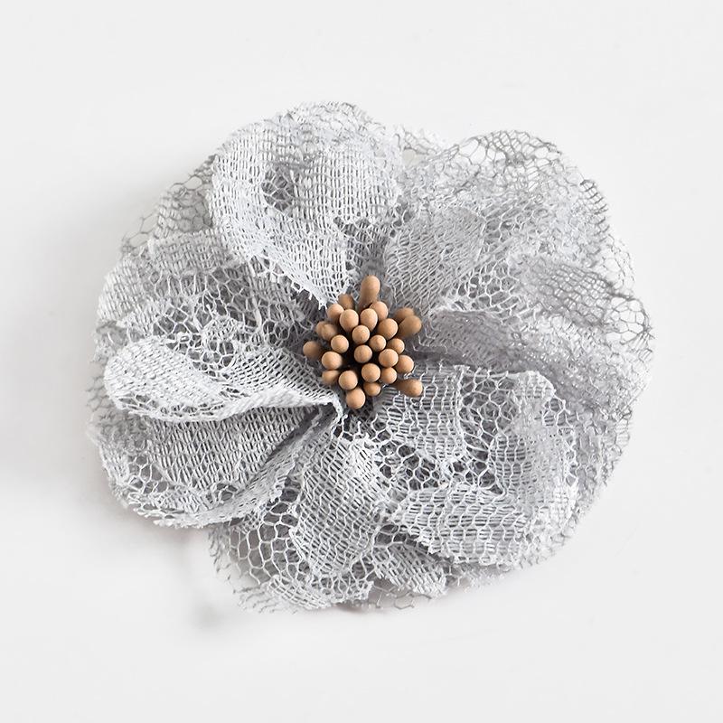 

Кружевные цветы в корейском стиле - аксессуары для волос и обуви - 10 цветов