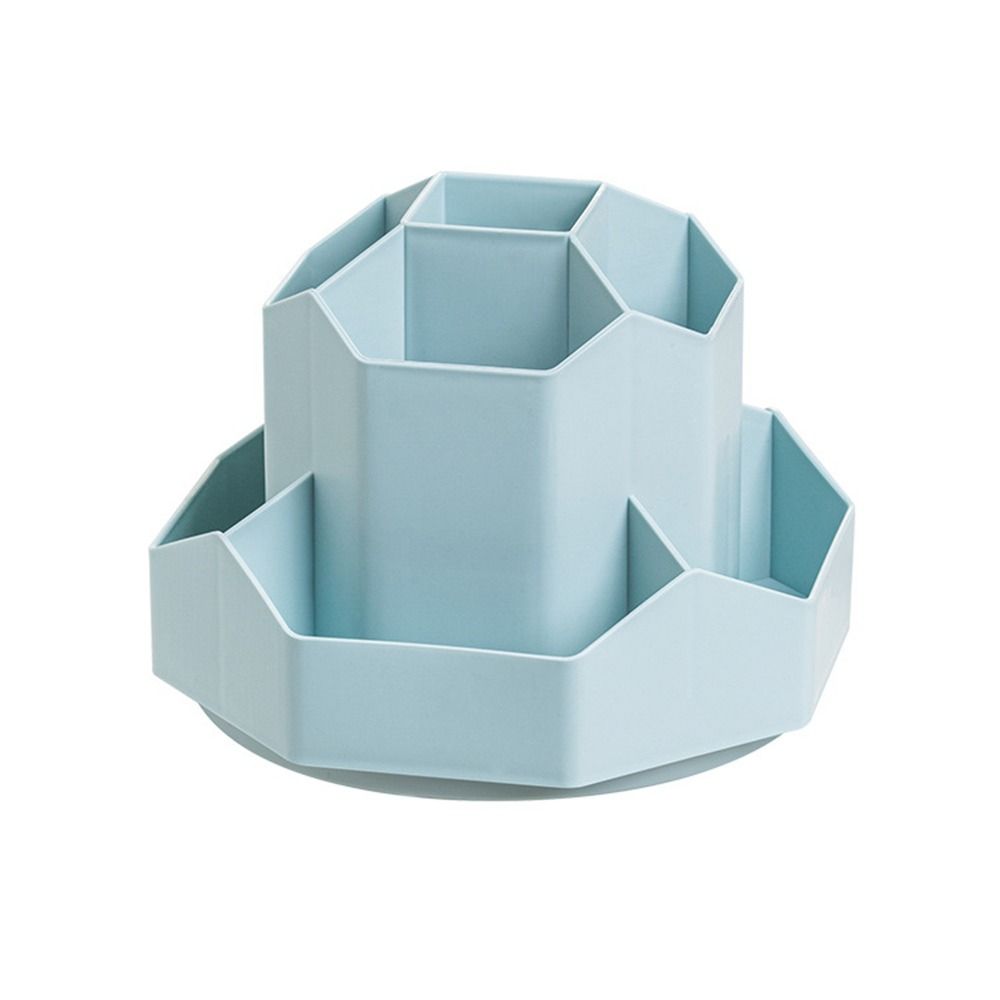 

Stationery Large Capacity Desktop Storage Box Makeup Organizer Pen Boxs Rotate Pen Holder Color 3