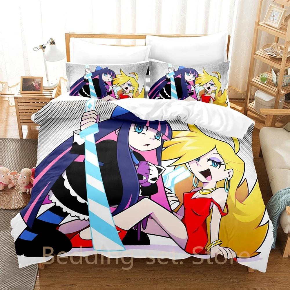 

Panty as well as Stocking Bedding Set Single Twin Full Queen King Size Bed Set Adult Kid Bedroom Duvetcover Anime Bed Sheet Set 70x133cm 2pcs