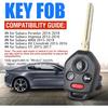 Remote Car Head Key Fob Replacement CWTWBU766 G Chip for Subaru Forester Impreza WRX XV Crosstrek STI 433MHz4 Button