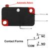 Heschen Micro Switch V-15-1C25 SPDT Button Type 20A 250VAC 2 Pack