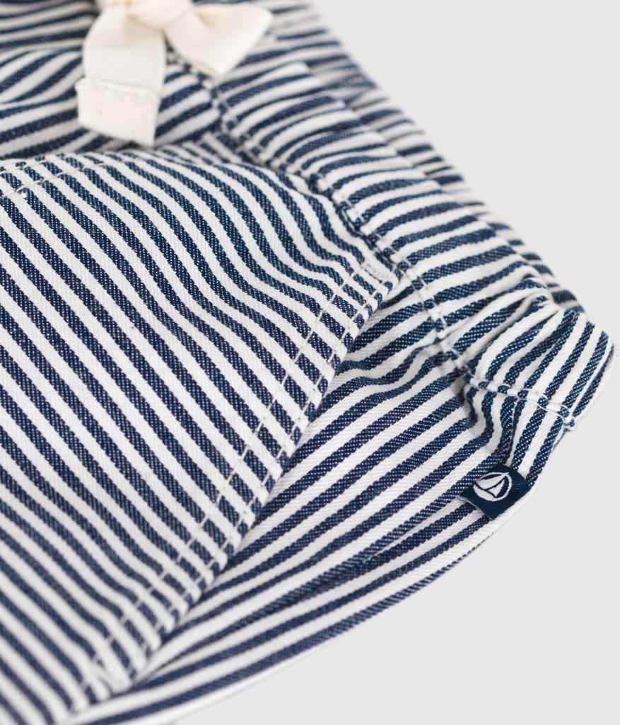 Petit Bateau Serge Pants 74cm A0B0T, Navy/Off-White, 12-Month Size,