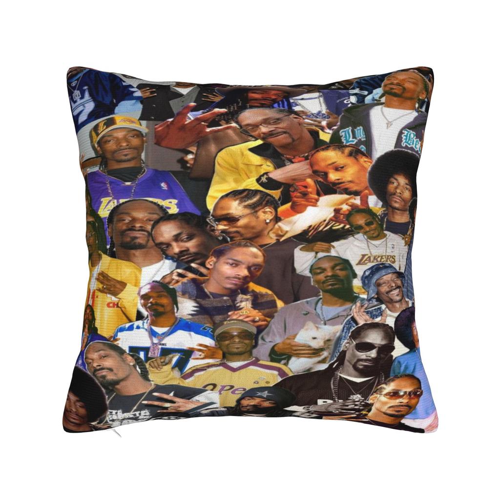 Snoop Dogg Pillowcases Merch Soft Cushion Cover  Throw Pillow Cover Car Decor Zippered Multi Size