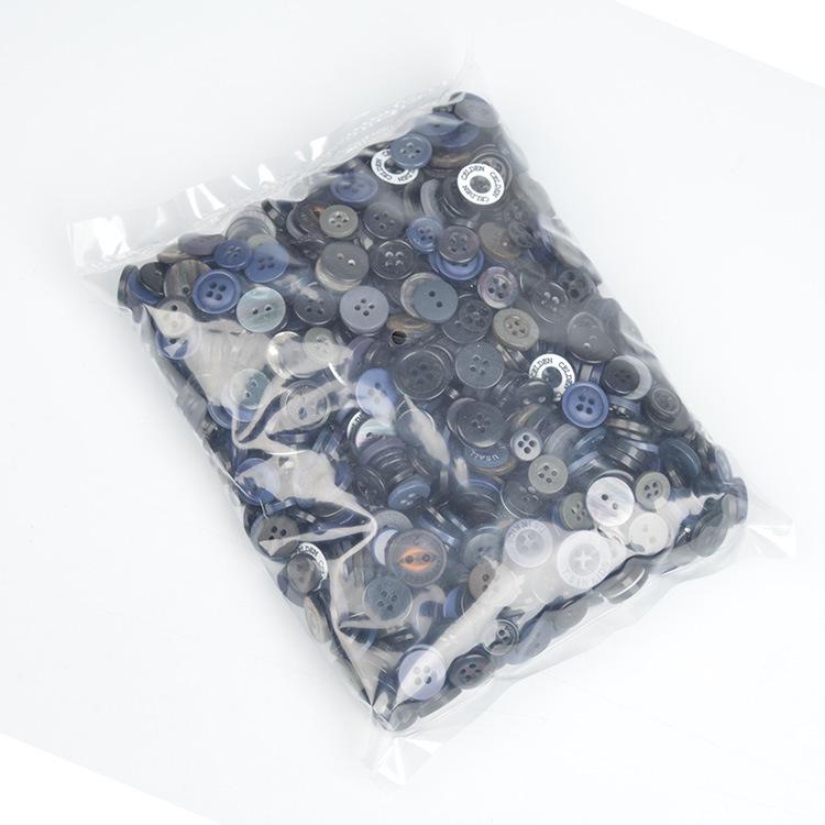 Available Now! Mixed Color Round Resin Buttons for DIY Crafts – Ideal for Handmade Button Art and Floral Designs.