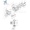 Boat Motor 369-01005-1 36901-0051M Cylinder Head Gasket for Tohatsu Nissan 2-Stroke 4HP 5HP Outboard Engine
