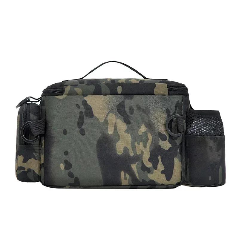 Multi-pocket Thickened Fishing Gear Shoulder Bag Portable Fishing Rod Holder Bait Line Box Storage Outdoor Sports Bag Angling