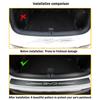 Car Rear Trunk Door Sill Bumper Guard Plate Stickers for BYD Atto 3 EV 2022 2023 Logo Carbon Fiber Anti Scratch Protector Decal
