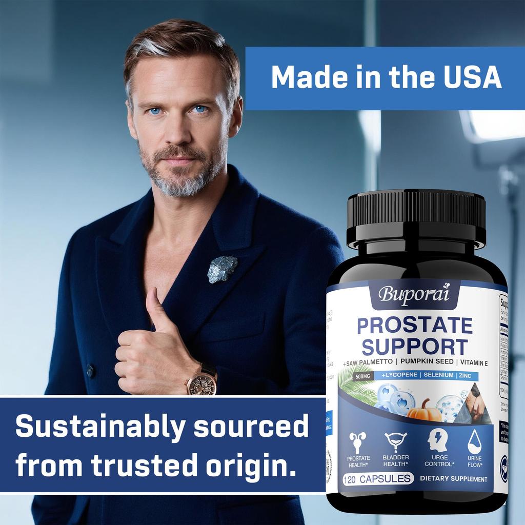 Saw Palmetto, Pumpkin Seed, and Vitamin E Extract Capsules – Men's Health